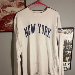 Brandy Melville Long Sleeve New York Shirt
